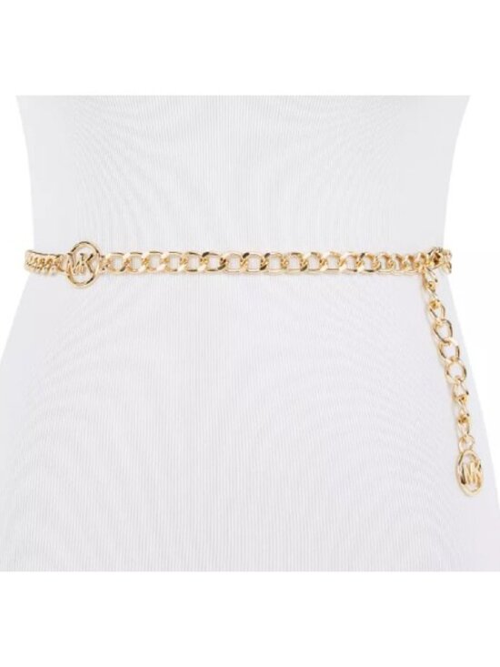 Metal Gold Tone Chain Belt NWT by Michael Kors main image 8